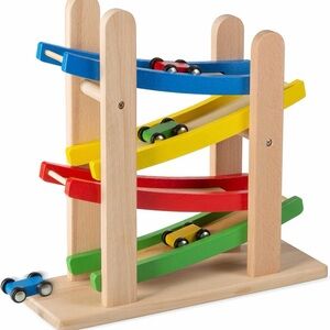 Wooden Car Ramp Racer